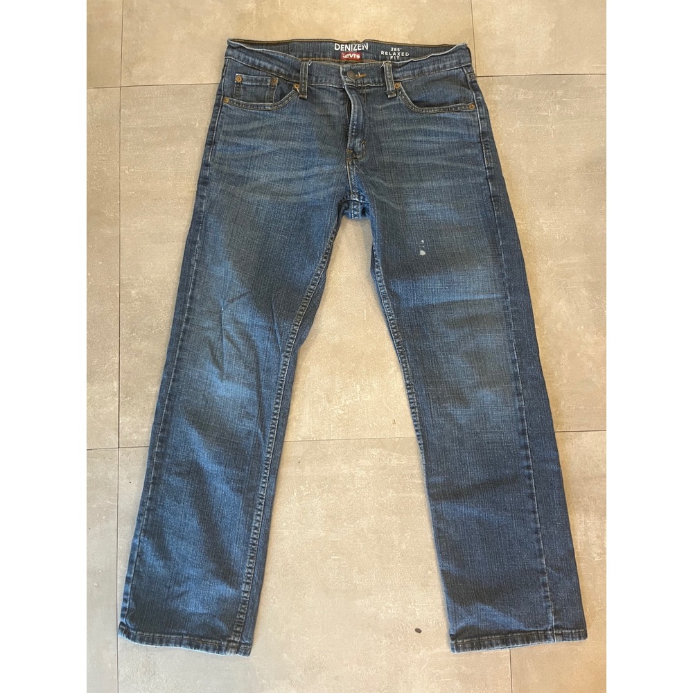 Denizen from Levis 285 Relaxed Fit Jeans Mens 32x29 Medium Wash Blue Denim